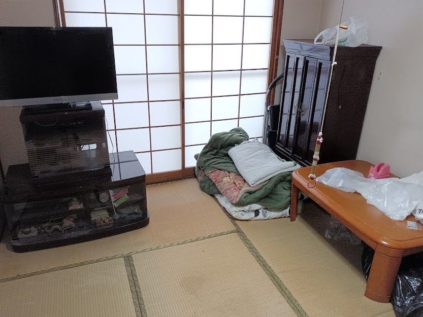 介護施設退去の遺品整理