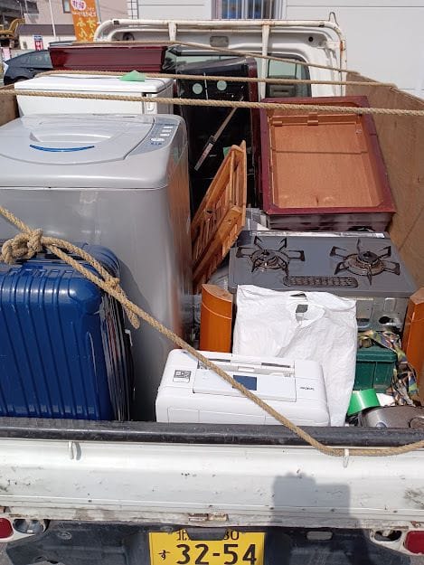 単身者引越しのため不用品回収